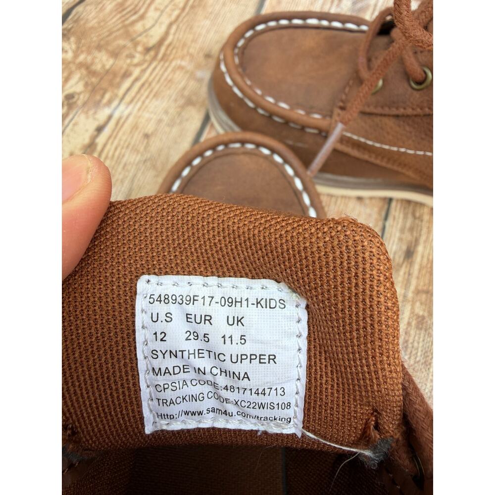 LEVI'S BOYS ANKLE BROW BOOTIE SIZE 12 - Picture 6 of 8